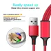 2A USB-A to Type-C/Micro/iP Cable Fast Charging Nylon Braided Core Line 1.2M Long for iPhone14 Pro for Huawei P50 for ViVo Y70s for Xiaomi Mi13