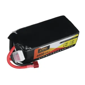 ZOP Power 22.2V 6500mAh 60C 6S LiPo Battery T Plug for RC Car