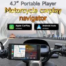 4.7" Portable Player Motorcycle MP5 Life waterproof BT HD Retina Display CarPlay Android Auto Motorcycle Carplay