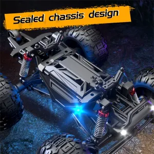 JJRC C8830 RTR 1/18 2.4G 4WD RC Car Off-Road Climbing Truck Full Proportional Control LED Light All Terrain Large Foot Dual Motors High Speed Vehicles Models Toys