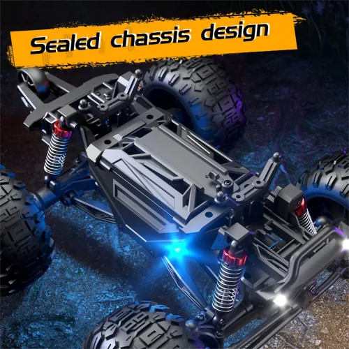 JJRC C8830 RTR 1/18 2.4G 4WD RC Car Off-Road Climbing Truck Full Proportional Control LED Light All Terrain Large Foot Dual Motors High Speed Vehicles Models Toys