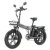 EDIRECT SINOHON A20 Electric Bike 48V 18AH 1000W Motor Recommended Top Speed 25KM/H 20inch 80-100KM Max Mileage 150KG Max Load Electric Bicycle