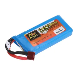 ZOP Power 7.4V 3800mAh 20C 2S Li-poly Battery with T Plug for Wltoys Car 124017 144010 124019 124018 and 144001 Car