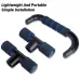 KALOANon-Slip Push Up H-Shaped Support Bar Stand Home Fitness Power Rack Gym Handles Pushup Bars Exercise Arm Chest Muscle Training