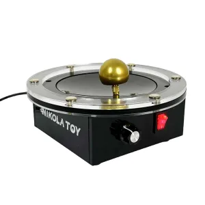 NIKOLATOY Tesla Columbus Egg Electromagnetic Backset Current Model Creative Desktop Ornaments Standing Physics Experiment Science Education Discovery Toys Kids Children Gifts