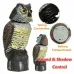 Outdoor Owl Bird Repellent Mouse Deterrent with Electronic Shake Head Feature Generic Realistic 360 Degree Rotating Bird Repellent Owl Decoy Bird Scare Sound and Shadow Control Garden Yard Decor