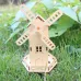 Solar Power Windmill Wooden DIY Model Kits Educational Scientific Experiments Early Education Toys Assembled Small House for Children