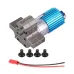 Metal Decelerate Gearbox with 370 Brushed Motor Metal Gear Heatsink Mount Base for WPL B14 B14K B24 B24K B16 B16K B36 B36K C14 C14K C24 C24K JJRC Q60 Q61 MN90 MN90K MN91 MN91K 4WD 6WD Fayee FY001 FY002 Half Scale RC Car Parts