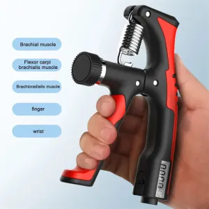 KALOA10-100Kg Electronic Smart Counting Adjustable Hand Grip Strengthener Trainer Forearm Exercise Gripper Bodybuilding Muscle Carpal Rehabilitation Athletes