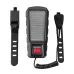 Solar Charging Bike Headlight 400Lm Brightness 200m Distance Range 2000mAh Battery Waterproof 3 Light Modes Warning Flashlight with 130dB Horn for Road Mountain Bicycle
