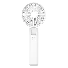 2000mAh USB Mini Fan Double Blade 180 Adjustable Handheld Fan Dual Motor 4 Wind Speed Foldable Neck Hanging Small Fan