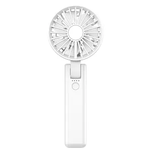 2000mAh USB Mini Fan Double Blade 180 Adjustable Handheld Fan Dual Motor 4 Wind Speed Foldable Neck Hanging Small Fan