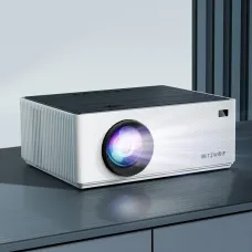 BlitzWolfBW-V8 FHD Projector LCD LED Android 11.0 OS 480ANSI Lumens 4D Keystone Correction Dual-5G WIFI 4K Decoding Digital Zoom Mini Portable Projector Outdoor Movie