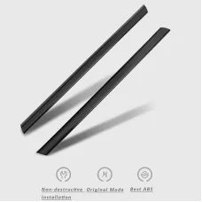 2X Front Grille Strip Bumper Grill Trim Cover Golf Decorative Grille for VW Golf 7 Golf 7.5