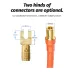 DIY Handheld Spot Welding Pen Gold-Plated Pure Copper 1500A High Conductivity 66cm Compact 414g for Battery 18650 Welding