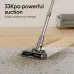 US Direct TD1Mate Cordless Vacuum Cleaner, Lightweight Stick Vacuum 33Kpa Powerful Suction Rechargeable Handheld for Home Pet Hair Hard Floor Carpet, Large Digital Display, Charging Moun