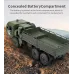 JJRC Q75 1/16 2.4G 6WD RC Car Military Truck Electric Off-Road Vehicles RTR Model