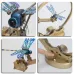 TECHING Flying Dragonfly Sculpture 3D Metal Model DIY Assembly Kit Excellent STEAM Educational Science Discovery Toys Kids Children Gift