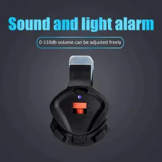 ZANLURFishing Finder Bite Alarm with LELight Loud Sound Electronic Buzzer Rod Clip Fish Line Gear Alert