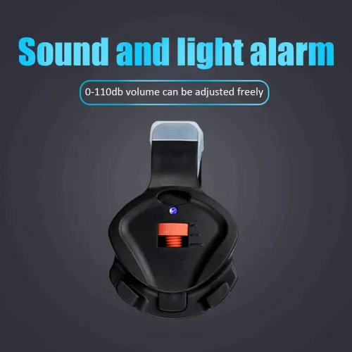 ZANLURFishing Finder Bite Alarm with LELight Loud Sound Electronic Buzzer Rod Clip Fish Line Gear Alert