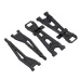 4PCS HBX 2996A 1/10 RC Car Parts Suspension Upper Lower Arm Left Right Front/Rear Vehicles Models Spare Accessories T2006T/T2007