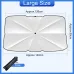 Car Windshield Shade Umbrella - Foldable Car Umbrella Sunshade Cover UV Block Car Front Window Heat Insulation