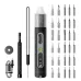 JAKEMY 8196 High Efficiency Patented Design Electric Screwdriver with 360 Shadowless Lighting 1500mah PD Charge Battery 4 Adjustable Gears 30 Screwdriver Bits Perfect for Home Appliances and Electronic Repairs