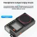 Hanrongda HRD-787 AM/FM/SW/WB Portable Radio Full Band Radio bluetooth Music Player TF Card Input Built-in Flashlight SOS Alarm Elderly Walkman Plug and Play