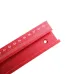 300-1220mm Red Aluminum Alloy 45 Type T-Track Scale Woodworking T-slot Miter Track for Table Saw Router Table