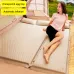 Xmund Soft Inflatable Camping Mattress with Integrated Pillow Snap Fastener Splicing Wave Surface for Comfortable Outdoor Trave,Camping-190*130cm