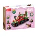 6 in 1 Christmas Train Model Building Blocks Bricks Sets Classic Dolls Kids Toys Gift