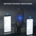 Sunitec Car Bluetooth Speakerphone Dual 3W Speaker for Safe Driving Support Siri Google Assistant Voice Calls/Motion Auto ON Off Sun Visor Car Bluetooth