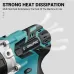 Drillpro 13MM Brushless Electric Impact Drill 20+3 Torque Screwdriver Hammer Drill Winter Ice Power Tools For Mak Battery