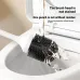 Tevorex Wireless Electric Silicone Head Toilet Brush Long Handle 360 rotation Cleaning Brush Household Bathroom USB Rechargeable White Cleaning Tools