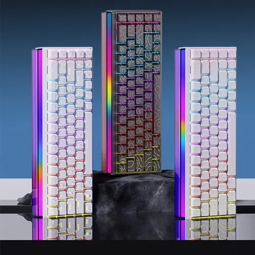 NACODEX x AJAZZ NK68 Wired Mechanical Keyboard 68 Keys RGB Hot Swappable Red Switch Gaming Keyboard