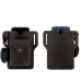 Ekphero Retro Men's Waist Bag Genuine Leather Belt Bag Key Waist Work Pocket Phone Bag for Belt Wearable Holster