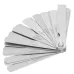 32/20/17 Blades Metric Feeler Gauge High Precision 0.04-0.88 Thickness Gages Gap Filler Feeler Gauges Woodworking Measuring Tool