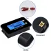 LiFePO4 Lithium Battery Monitor  IPX7 Waterproof with Bracket Color Display 7-100V for Car Motorcycle Golf Cart Meter Digital Battery Capacity Remaining Capacity Percentage Tester with Buzzer Alarm Temperature