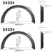 4pcs Car Fender Flares Flexible Yet Polyurethane Body Kits Extra Wide Body Wheel Arches Universal