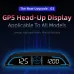 Digital GPS Speedometer Car HUD Head-Up Display Car High-Definition Gps Speed Alarm Odometer for All Cars