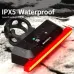 MEROCA Super V Smart Brake Sensing Bike Taillight 500mAh Battery 6 Lighting Modes IPX5 Waterproof Type-Rechargeable Bicycle Rear Light