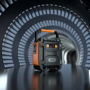 UDirect FlashFish A201 200W Power Station 110V 48000mAh Portable Solar Generator Battery Power Supply 172Wh Emergency Lighting For Outdoor Camping