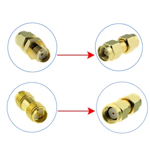 18pcs 1.2GHz 5.8GHz FPV Telemetry Antenna SMA RP-SMA Gain Adapter Connector Kit for FPV Drone Pilots & DIY Hobbyists