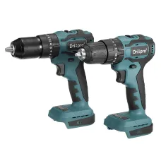 Drillpro 10mm/13mm Cordless Brushless Impact Drill Driver Rechargable Electric Screwdriver Driver Fit Makita