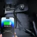 2-in-1 190W Car Lighter Charger Fast Charging with Retractable Data Cable Car Charge Adapter Socket USB Converter
