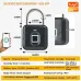 Tuya Smart Fingerprint Door Lock Button Cabinet Lock Gym Wardrobe Door Password Padlock Electronic Door Lock IP67 Waterproof for Warehouse Dormitory Doors