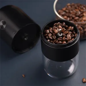 IPRee Portable Electric Coffee Grinder 1800mAh Strong Power Internal Adjustment Rechargeable Home Grinders Household Coffee Machine for Household Outdoor
