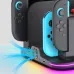 For Switch 2 12-in-1 Multi-functional Cooling and Charging Dock Switch Console Storage Dock with RGB Lighting IPEGA PG-SW2065
