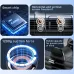 A8 Magnetic Car Mount Wireless Charger Holder 15W Fast Wireless Charging 1200g Strong Suction 360 Adjustable for iPhone Android