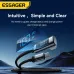 ESSAGER ES-X47 5A 100W Type-C to Type-C Digital Display Cable PD Fast Charging Data Transmission Copper Core Line 1M/2M Long for iPhone 17 17Pro 16 Pro Max 15 for Xiaomi 17pro for Huawei Mate XTs